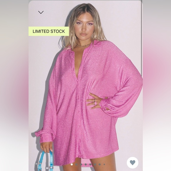 Princess Polly Dresses & Skirts - Princess Polly Pink shirt dress